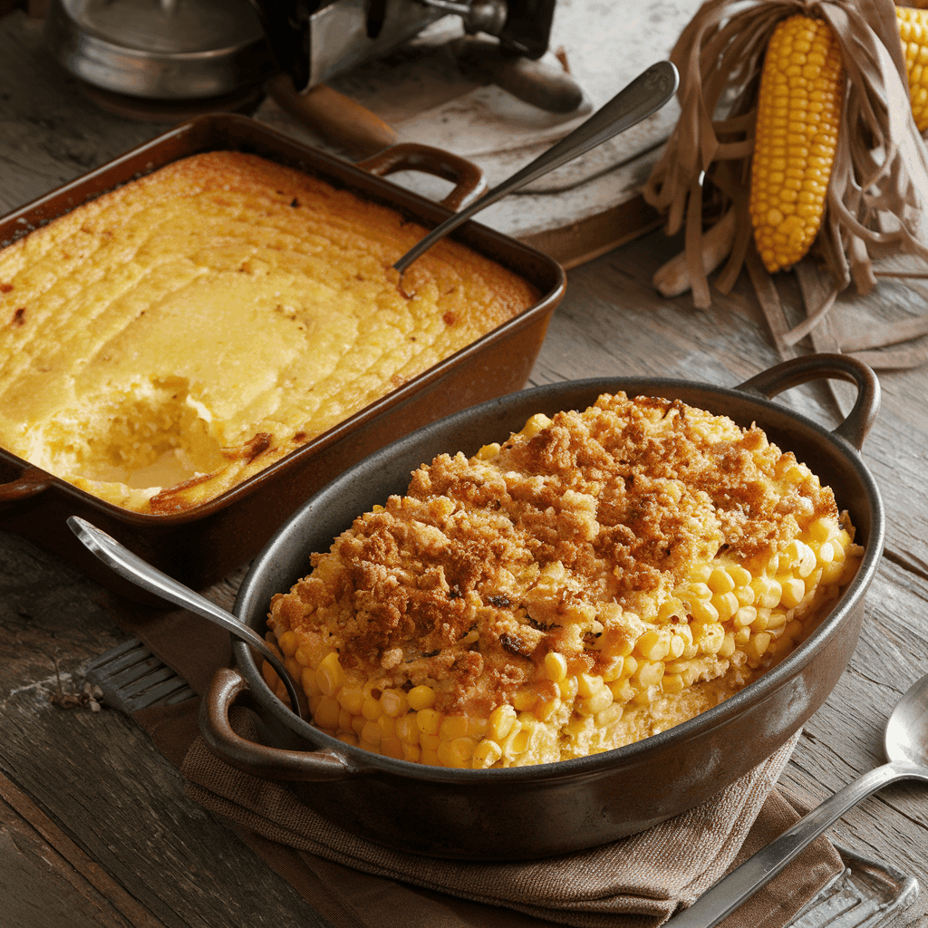 Corn Pudding vs. Casserole 1