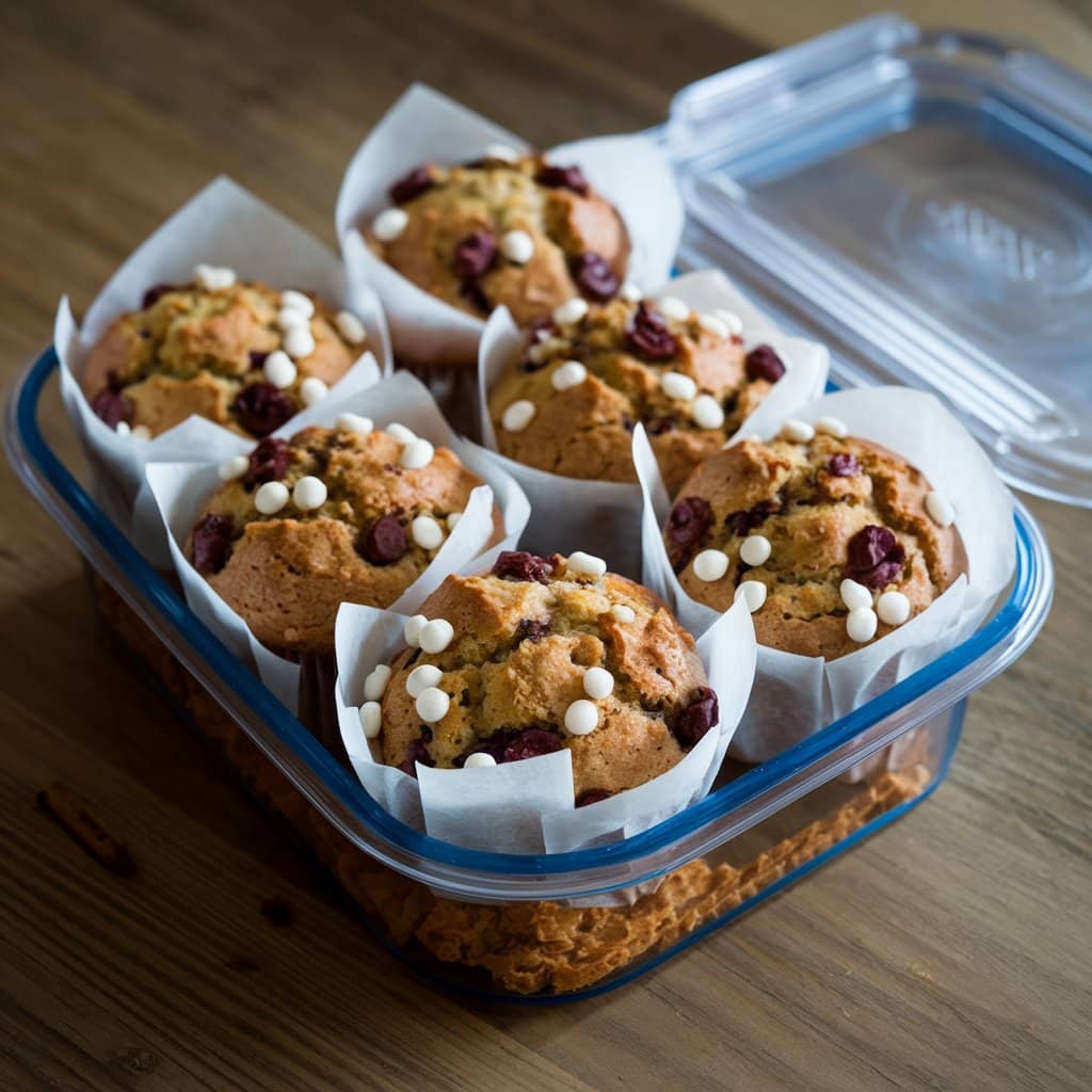 Freshly baked moist muffins on a cooling rack