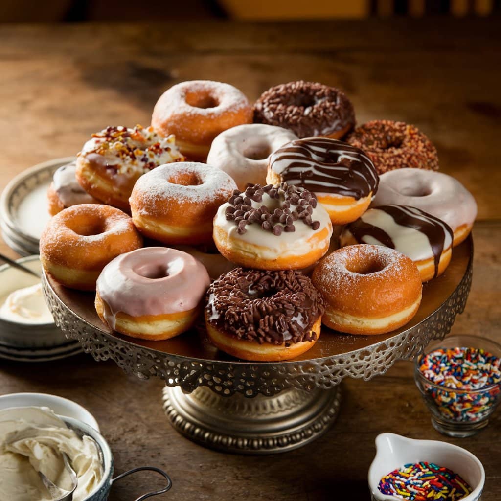 Health comparison between fried and baked doughnuts