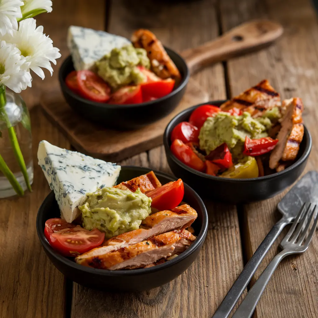 Mediterranean Chicken Veggie Bowl (2)